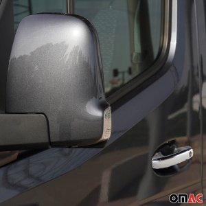 Mercedes Sprinter W907 Door Handle Cover - Omac - 8 Pcs, S.Steel - Gloss Silver - 2018 Mercedes Sprinter W907 Door Handle Cover - Omac - 8 Pcs, S.Steel - Gloss Silver - 2018